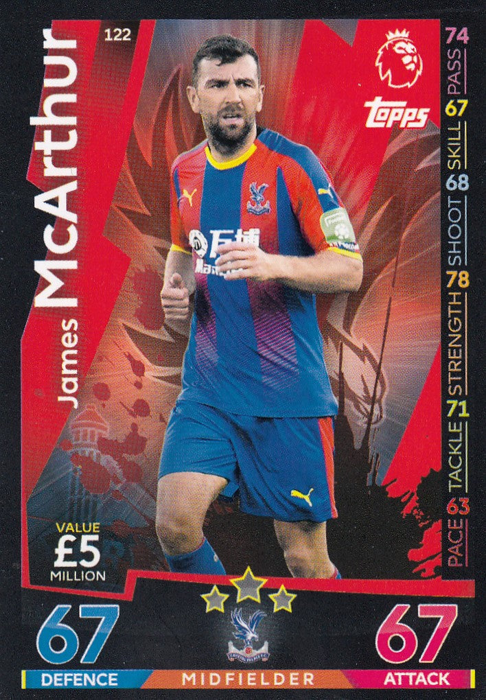 122. JAMES MCARTHUR - CRYSTAL PALACE