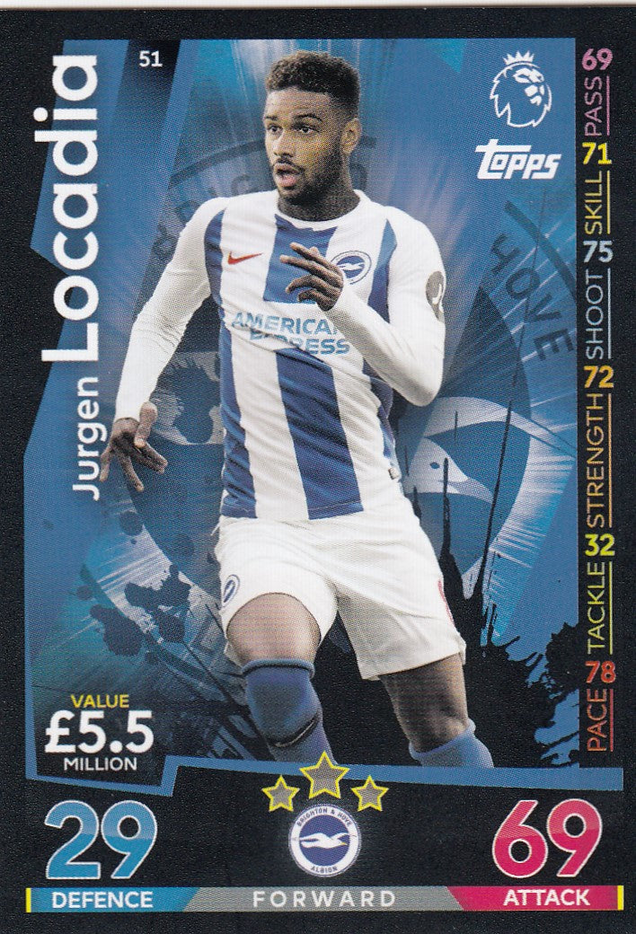 051. JURGEN LOCADIA - BRIGHTON & HOVE ALBION