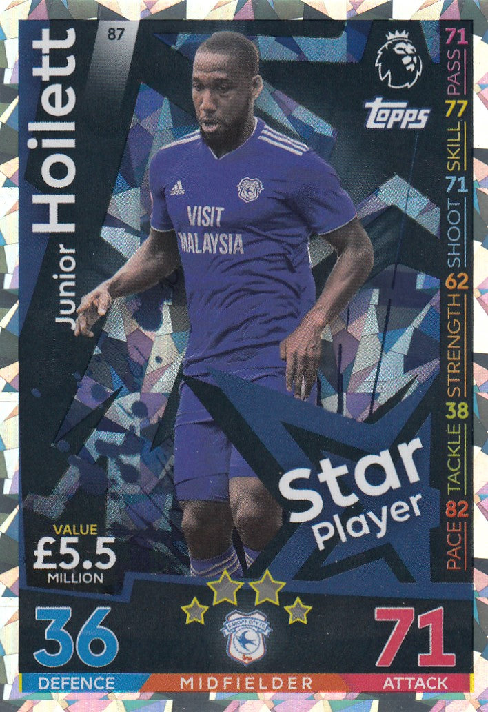 087. JUNIOR HOILETT - CARDIFF CITY - STARPLAYER
