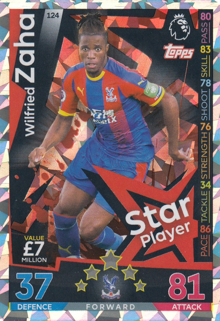 124. WILFRIED ZAHA - CRYSTAL PALACE - STARPLAYER
