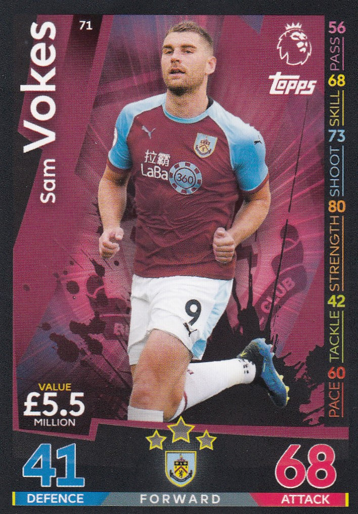 071. SAM VOKES - BURNLEY
