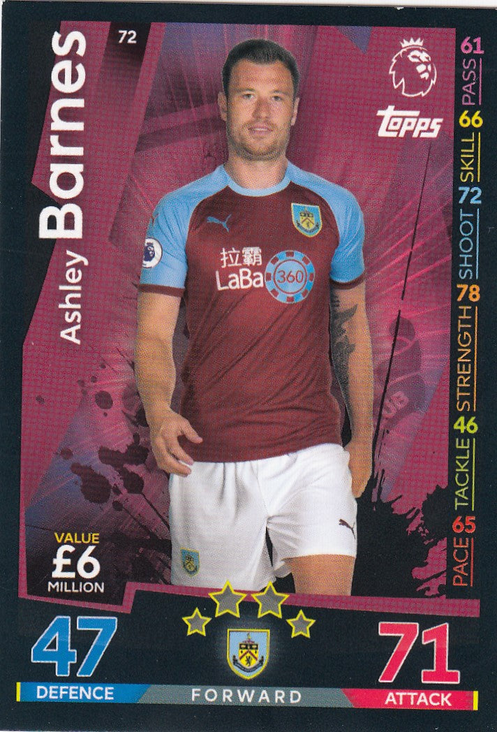 072. ASHLEY BARNES - BURNLEY