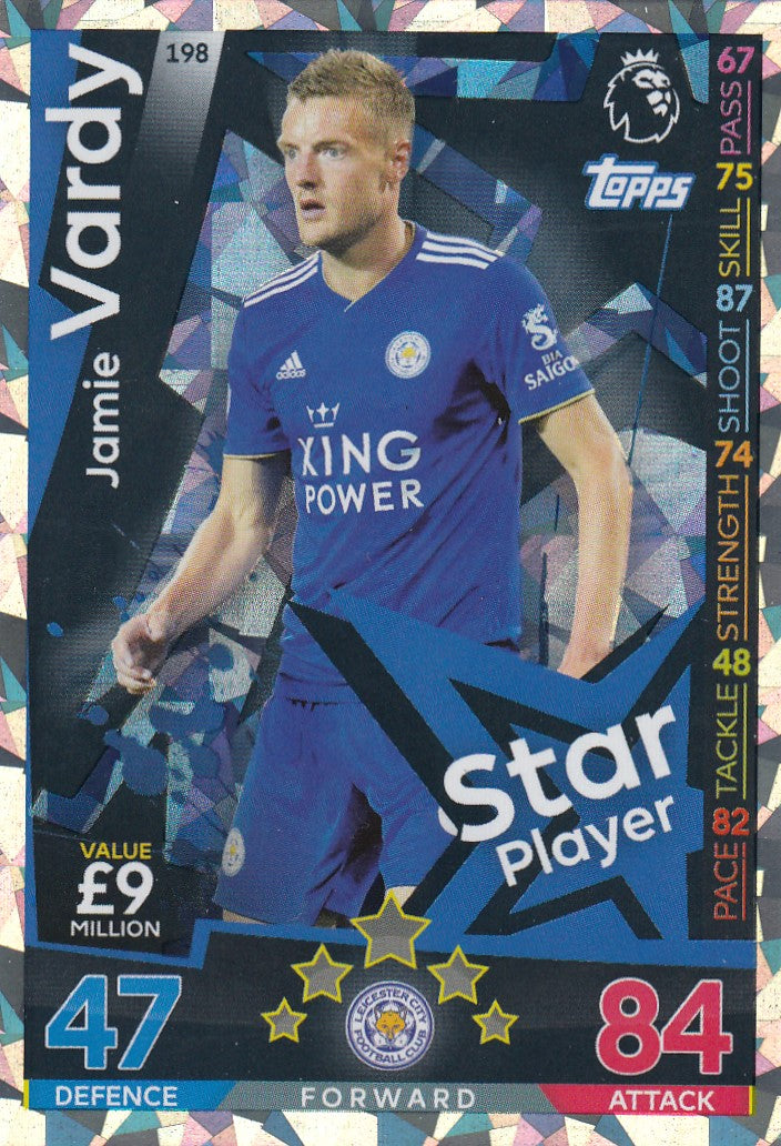 198. JAMIE VARDY - LEICESTER CITY - STAR PLAYER