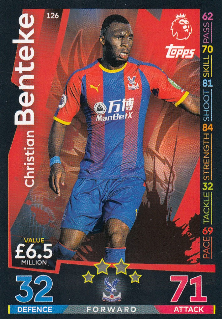 126. CHRISTIAN BENTEKE - CRYSTAL PALACE