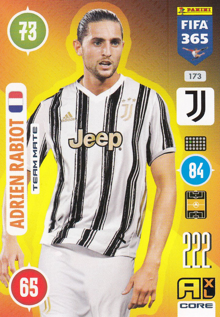 173. ADRIEN RABIOT - JUVENTUS - TEAM MATE