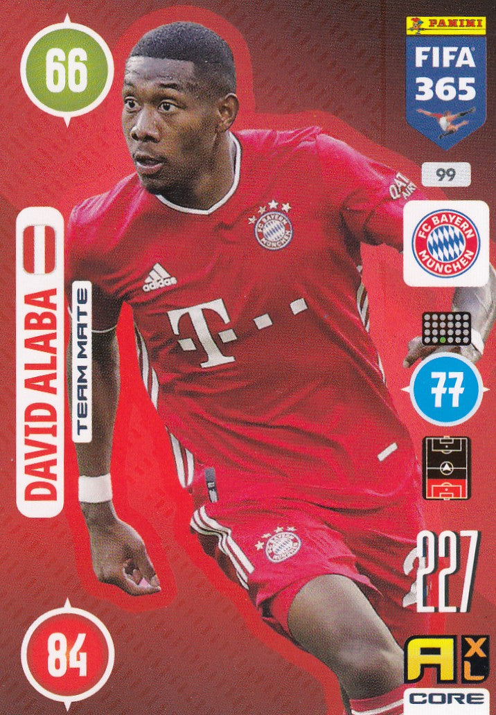 099. DAVID ALABA - BAYERN MUNCHEN - TEAM MATE