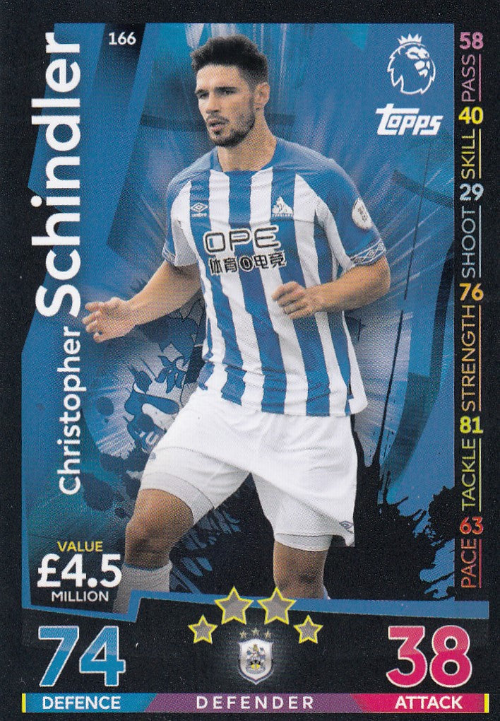 166. CHRISTOPHER SCHINDLER - HUDDERSFIELD TOWN