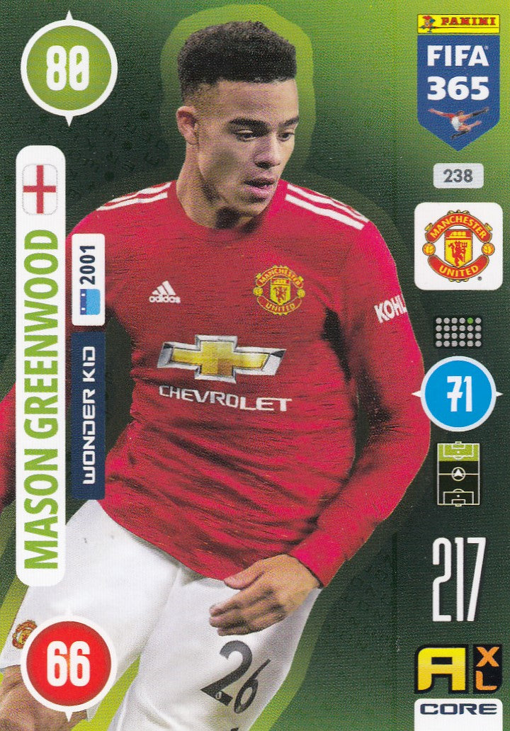 238. MASON GREENWOOD - MANCHESTER UNITED - WONDER KID