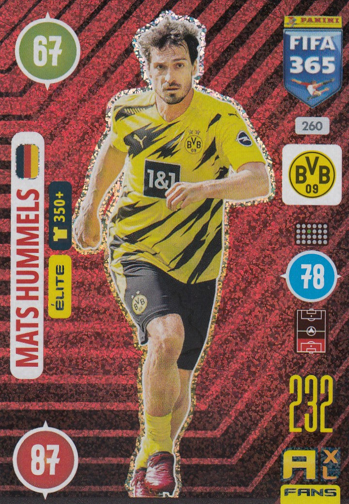 260. MATS HUMMELS - BORUSSIA DORTMUND - ELITE