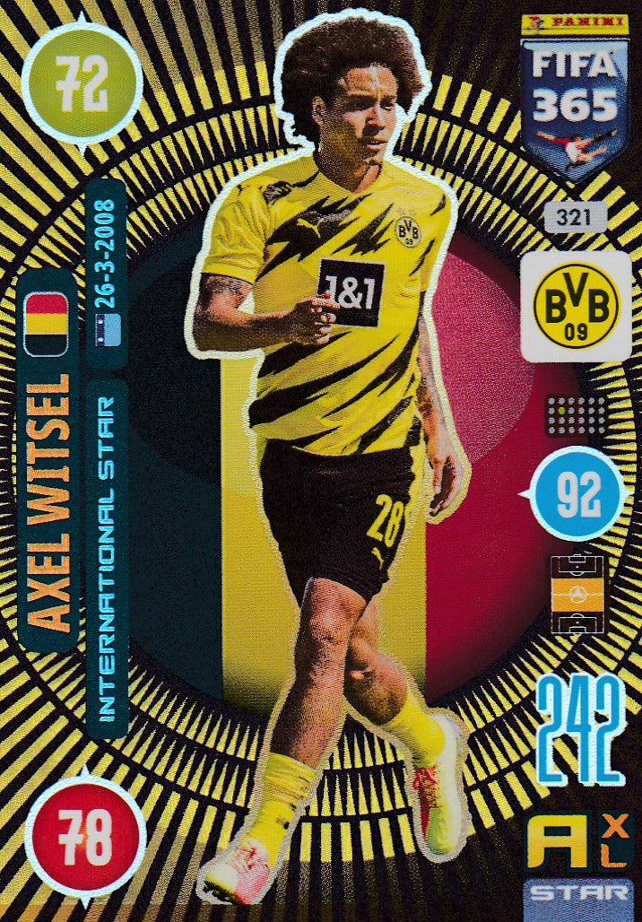 321. AXEL WITSEL - BORUSSIA DORTMUND - INTERNATIONAL STAR