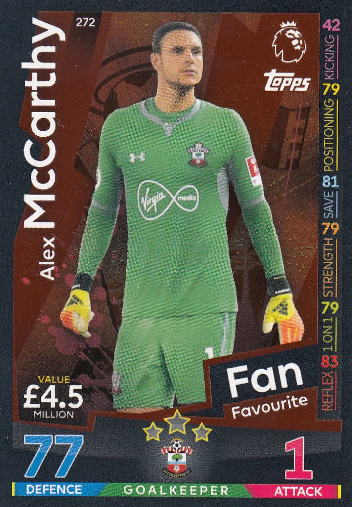 272. ALEX MCCARTHY - SOUTHAMPTON - FANS FAVOURITE