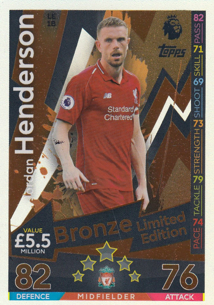 LE-1B - JORDAN HENDERSON - LIVERPOOL - LIMITED EDITION BRONZE