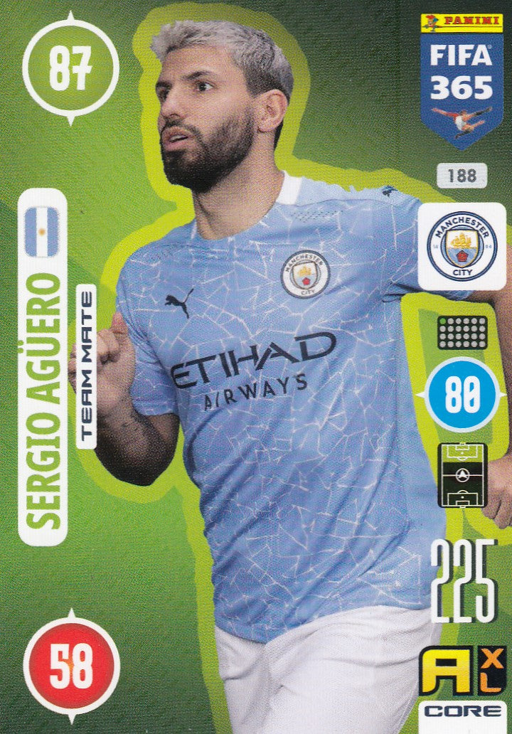 188. SERGIO AGUERO - MANCHESTER CITY - TEAM MATE