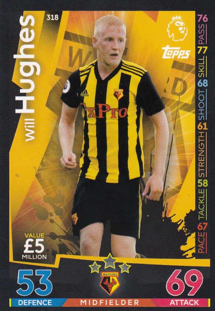318. WILL HUGHES - WATFORD