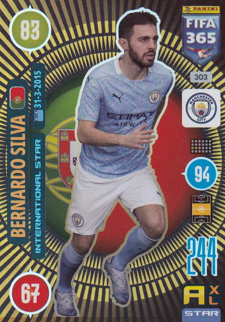 303. BERNARDO SILVA - MANCHESTER CITY - INTERNATIONAL STAR