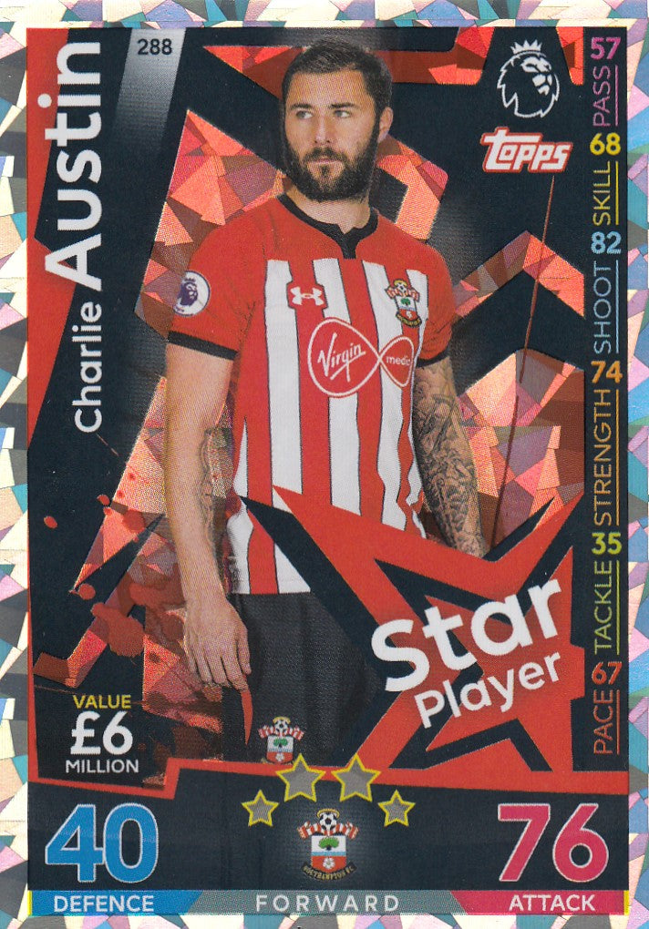 288. CHARLIE AUSTIN - SOUTHAMPTON - STAR PLAYER