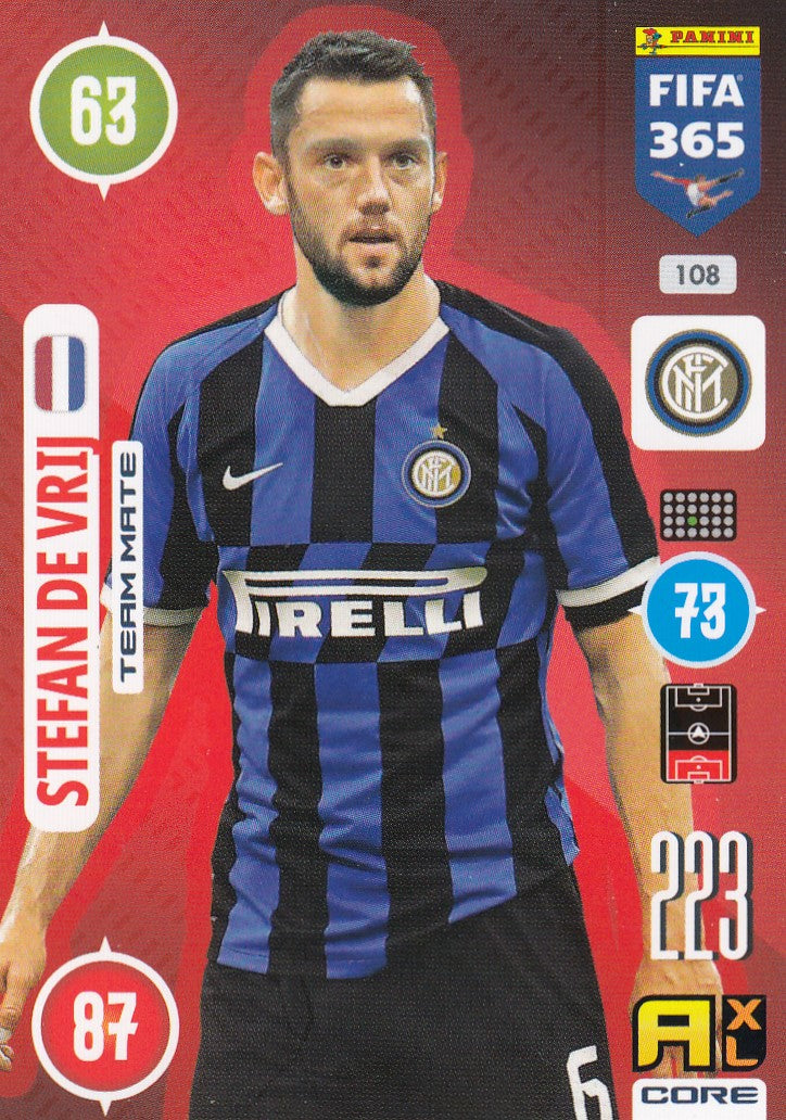 108. STEFAN DE VRIJ - INTER - TEAM MATE