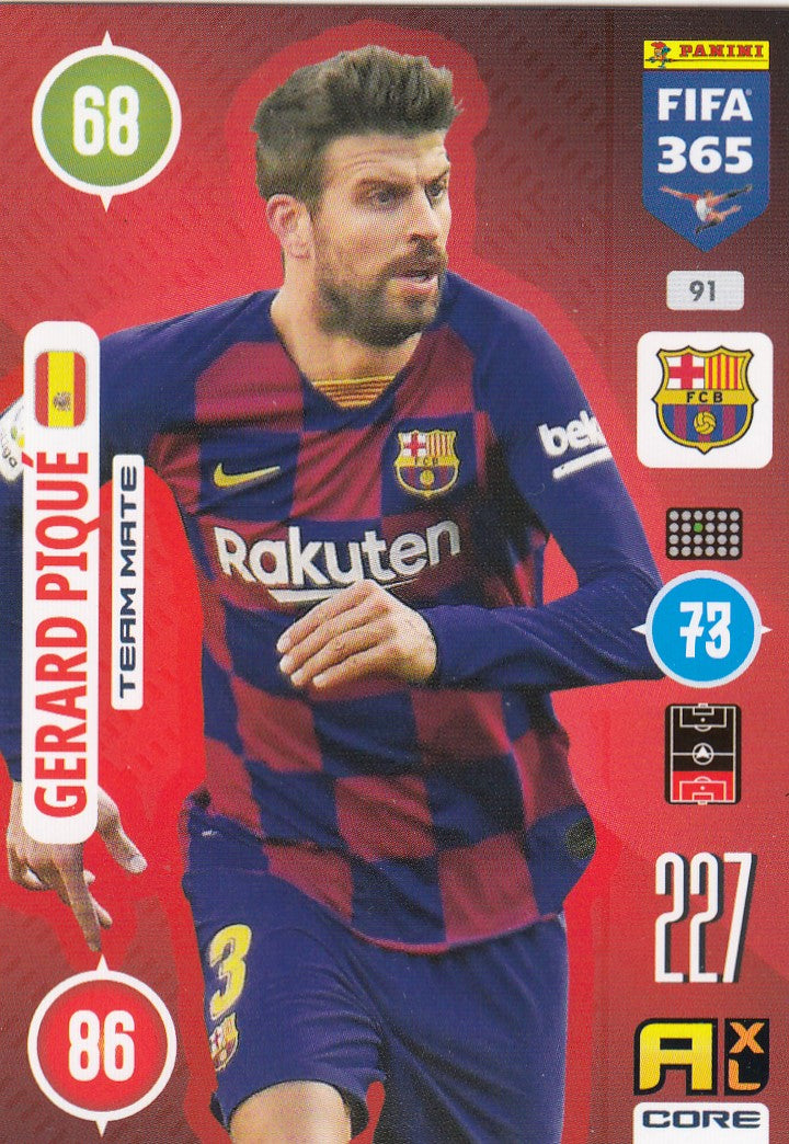 091. GERARD PIQUÈ - FC BARCELONA - TEAM MATE