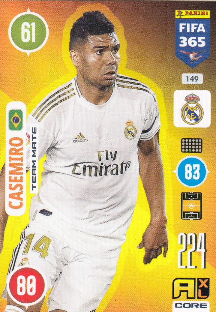 149. CASEMIRO - REAL MADRID - TEAM MATE