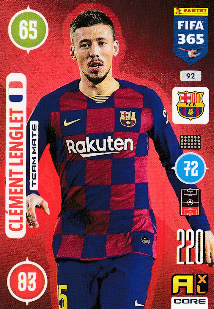 092. CLÈMENT LENGLET - FC BARCELONA - TEAM MATE