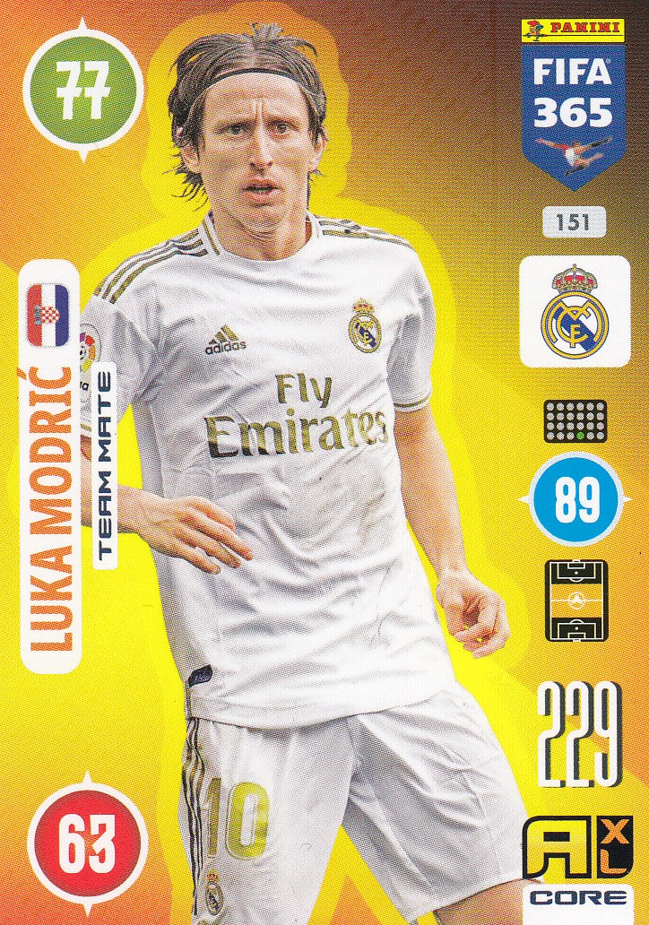 151. LUKA MODRIC - REAL MADRID - TEAM MATE
