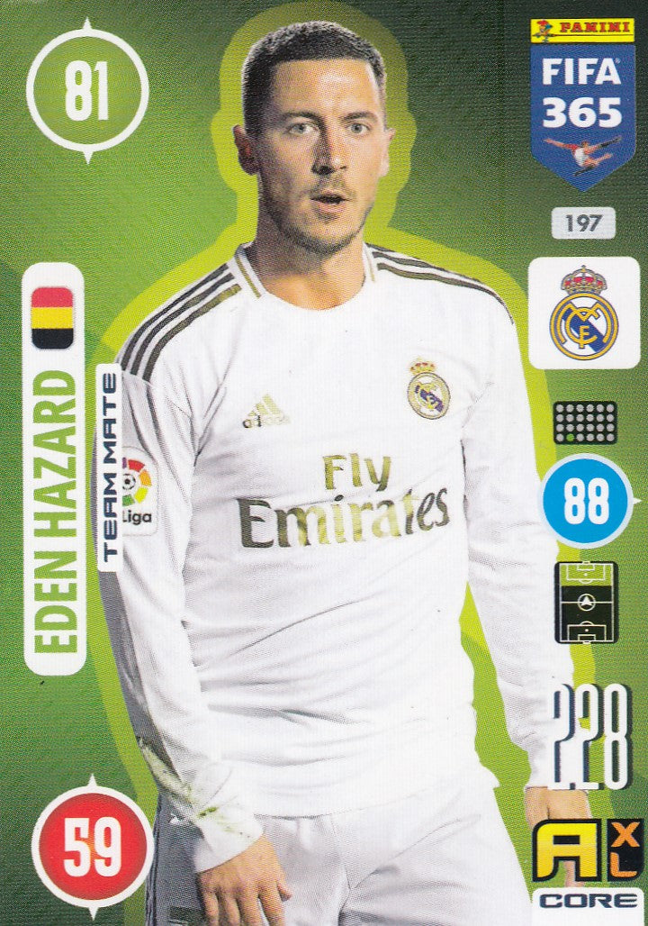 197. EDEN HAZARD - REAL MADRID - TEAM MATE