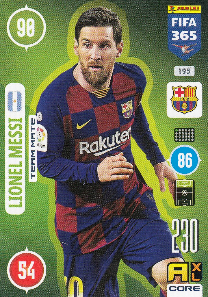 195. LIONEL MESSI - FC BARCELONA - TEAM MATE