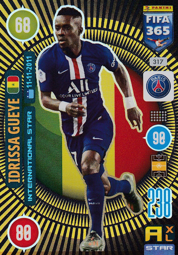 317. IDRISSA GUEYE - PARIS SAINT-GERMAIN - INTERNATIONAL STAR