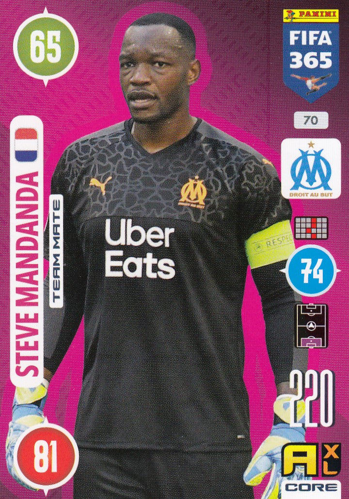 070. STEVE MANDANDA - MARSEILLE - TEAM MATE