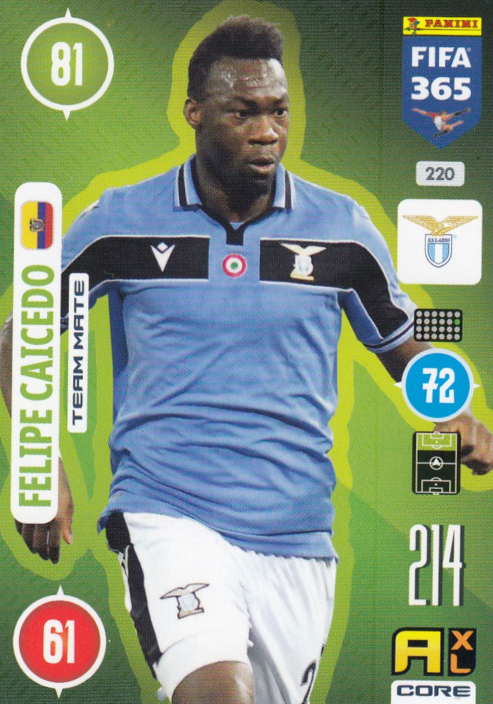 220. FELIPE CAICEDO - SS LAZIO - TEAM MATE