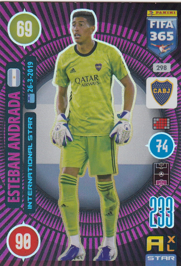 298. ESTEBAN ANDRADA - BOCA JUNIORS - INTERNATIONAL STAR