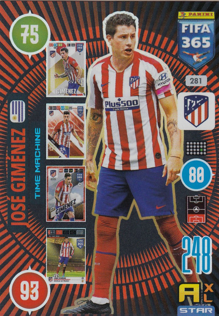 281. JOSÈ GIMÈNEZ - ATHLETICO DE MADRID - TIME MACHINE