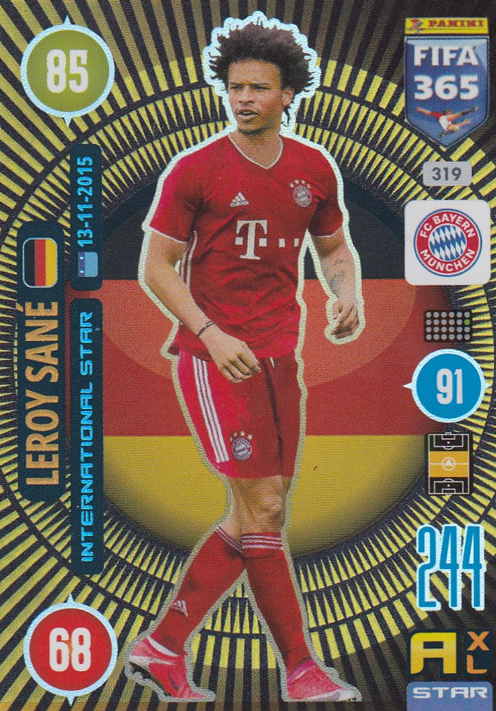 319. LEROY SANÈ - BAYERN MUNCHEN - INTERNATIONAL STAR