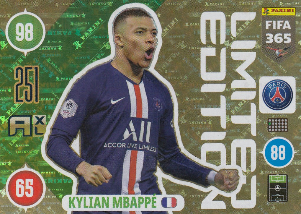 LE-2021. KYLIAN MBAPPÈ - PARIS SAINT-GERMAIN - LIMITED EDITION