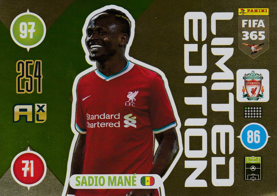 LE-2021. SADIO MANÈ - LIVERPOOL - LIMITED EDITION - XXL - STORFORMAT
