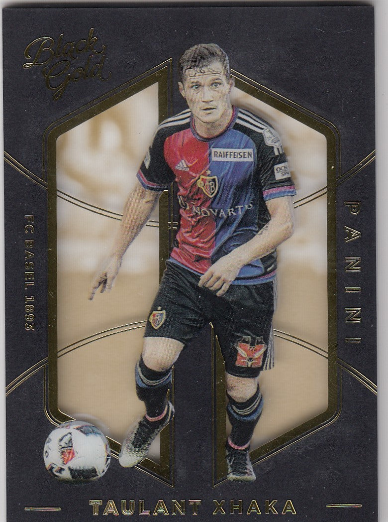 045. TAULANT XHAKA - FC BASEL - BLACK GOLD BASE