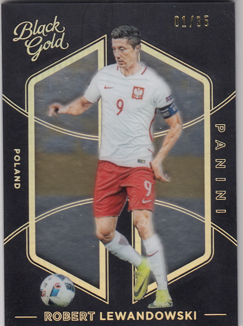 159. ROBERT LEWANDOWSKI - POLAND - BLACK GOLD RARE - #/35