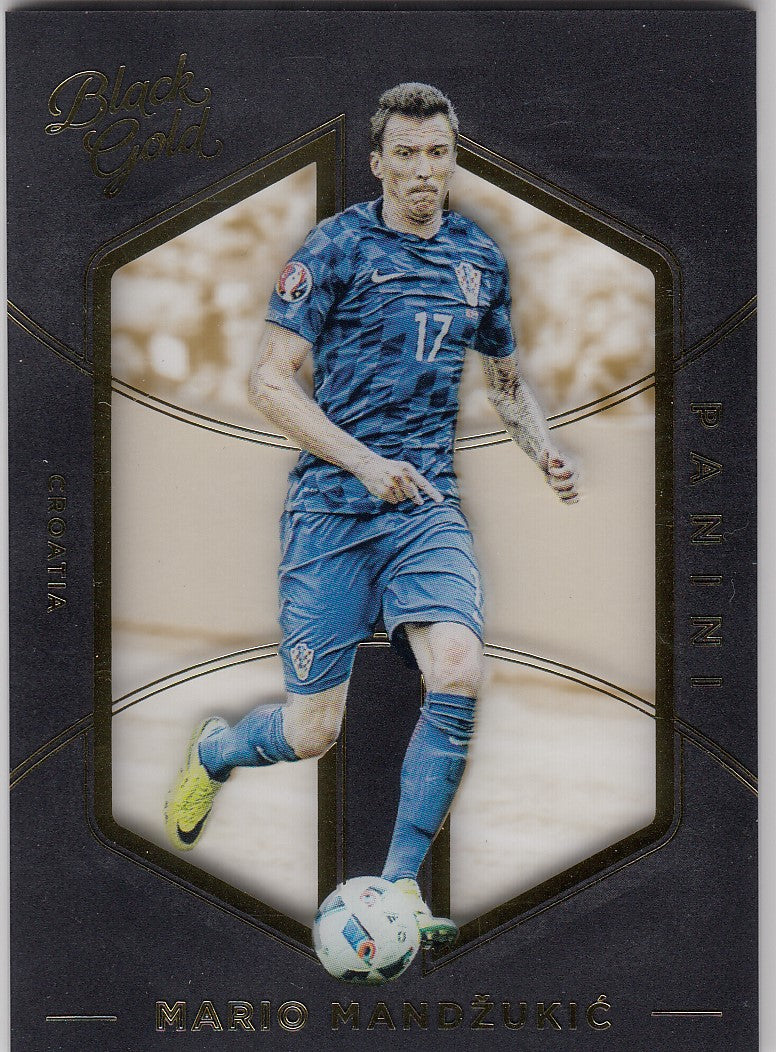 106. MARIO MANDZUKIC - CROATIA - BLACK GOLD BASE