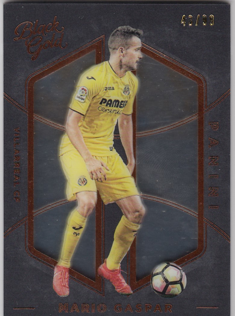 067. MARIO GASPAR - VILLARREAL CF - BLACK GOLD BRONZE - #/99