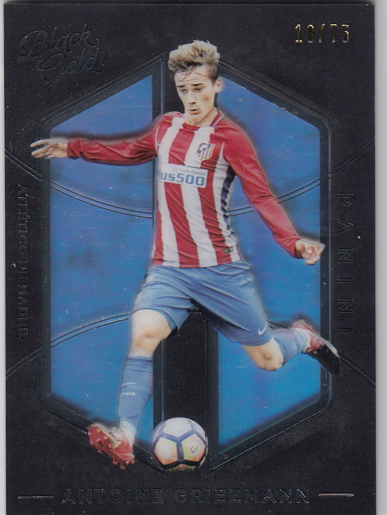 001. ANTOINE GRIEZMANN - ATLÈTICO DE MADRID - BLACK GOLD SILVER - #/75
