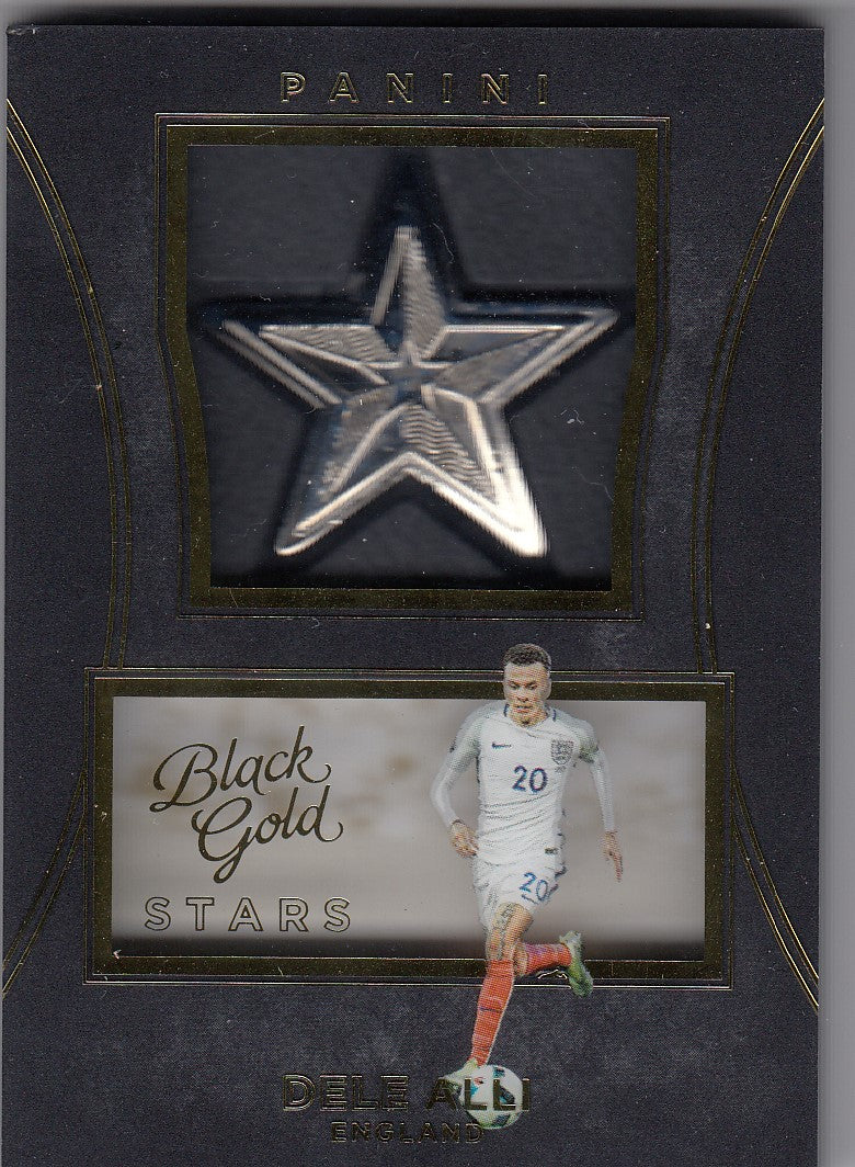 S-DA. DELE ALLI - ENGLAND - BLACK GOLD STARS MEDALLION