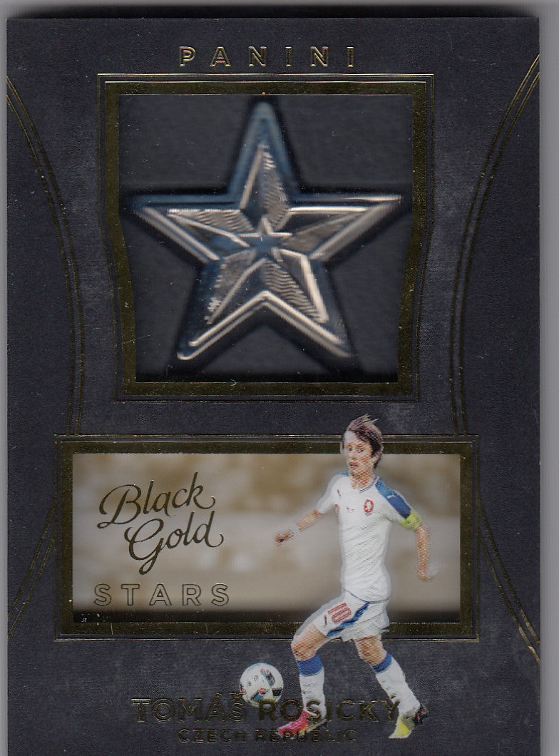 S-TR. TOMÀS ROSICKY - CZHECH REPUBLIC - BLACK GOLD STARS MEDALLION