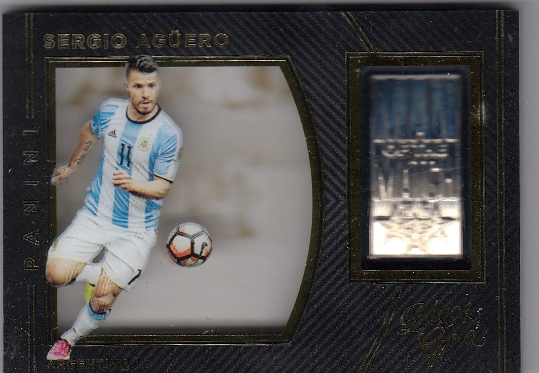 MM-SA. SERGIO AGUERO - ARGENTINA - BLACK GOLD MAN OF THE MATCH MEDALLIONS