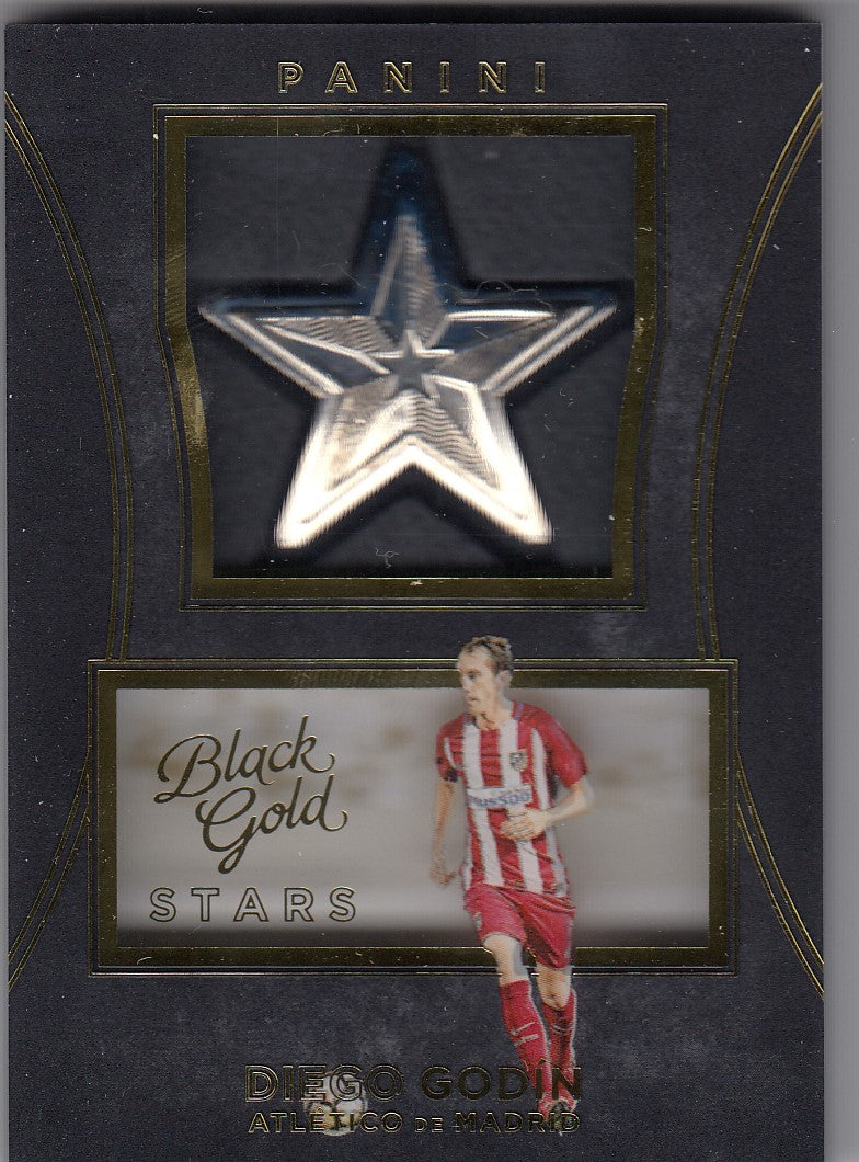 S-DG. DIEGO GODÌN - ATLÈTICO DE MADRID - BLACK GOLD STARS MEDALLION