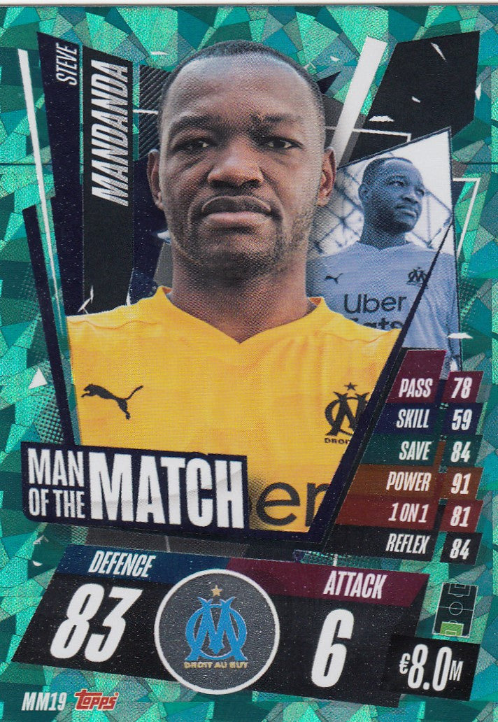MM19. STEVE MANDANDA - MARSEILLE - MAN OF THE MATCH
