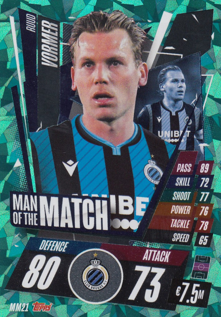 MM21. RUUD VORMER - CLUB BRUGGE - MAN OF THE MATCH