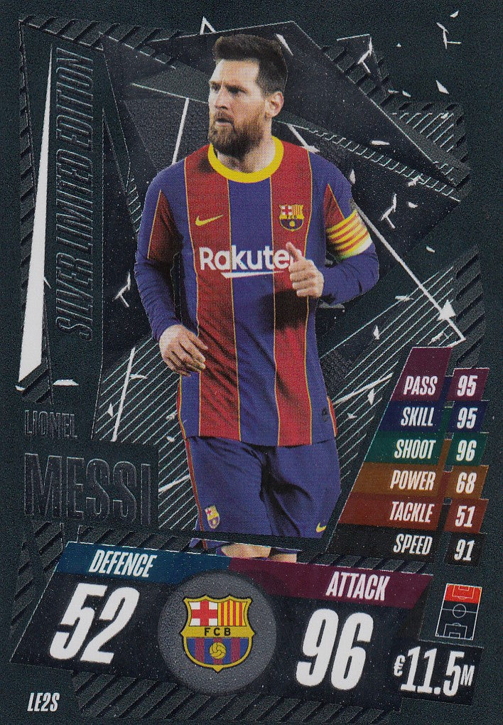 LE2S. LIONEL MESSI - BARCELONA - SILVER LIMITED EDITION