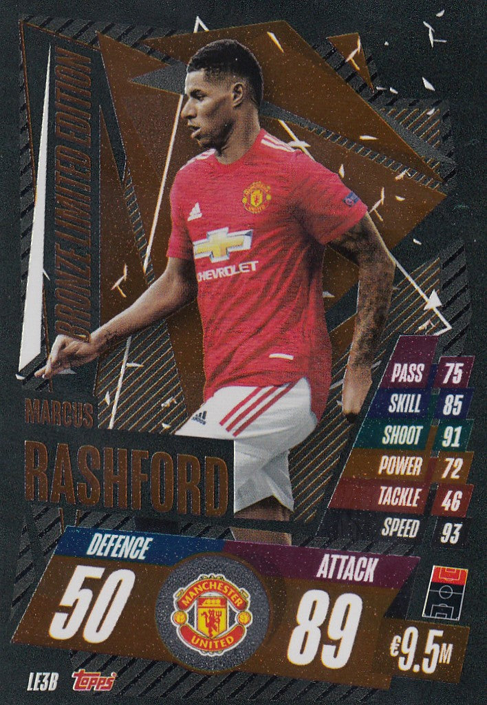 LE3B. MARCUS RASHFORD - MANCHESTER UNITED - BRONZE LIMITED EDITION