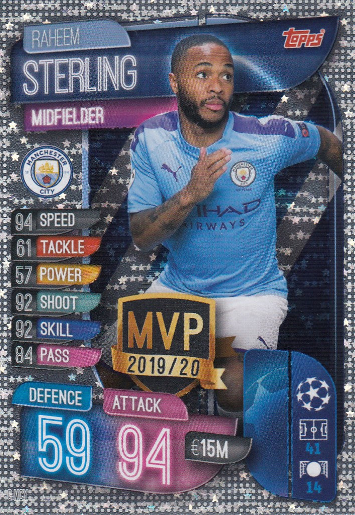 A-CMCY. RAHEEM STERLING - MANCHESTER CITY - MVP
