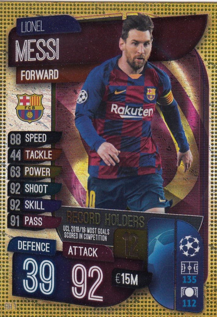 RH1. LIONEL MESSI - BARCELONA - RECORD HOLDERS
